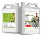 ECO Garden PRO - Organic Vinegar Weed Killer | Kid/Pet Safe | Clover Moss, Green Grass & Poison Ivy Killer for Lawns | Spray Ready Glyphosate Free Herbicide (1 Gallon)